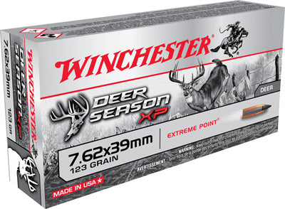 Winchester Deer Season XP 7.62x39mm 123 grain Extreme Point ammunition