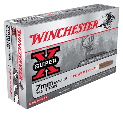 Winchester Super X Power-Point 145 Grain 7mm Mauser 2660 fps