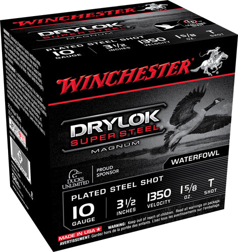 Winchester XSC10T Drylok Super Steel Magnum 10 Gauge 3-1/2 1-5/8oz #T 1350 fps