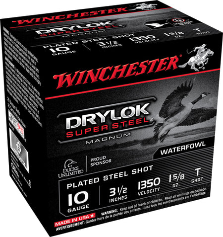 Winchester XSC10T Drylok Super Steel Magnum 10 Gauge 3-1/2 1-5/8oz #T 1350 fps