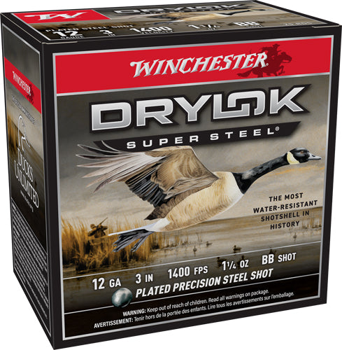 Winchester XSV123BB Drylok Super Steel Magnum 12 Gauge 3 1-1/4oz #BB 1400 fps
