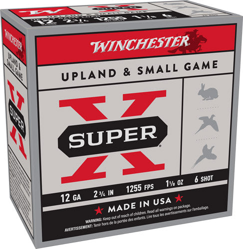 Winchester XU12H6   12 Gauge 2-3/4 1-1/8oz #6 1255 FPS.