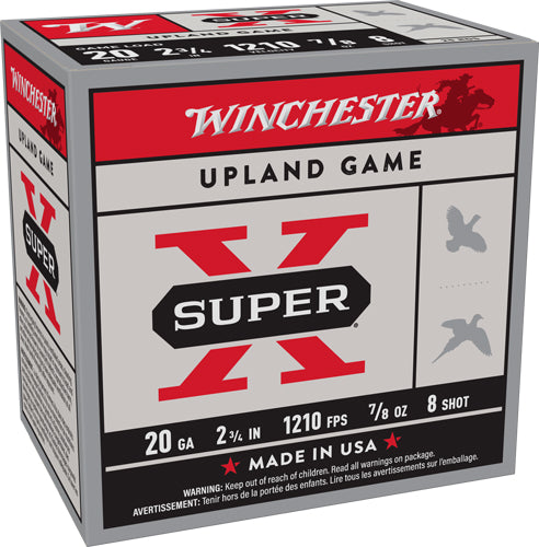 Winchester XU208   20 Gauge 2-3/4 7/8oz #8 1210 FPS.