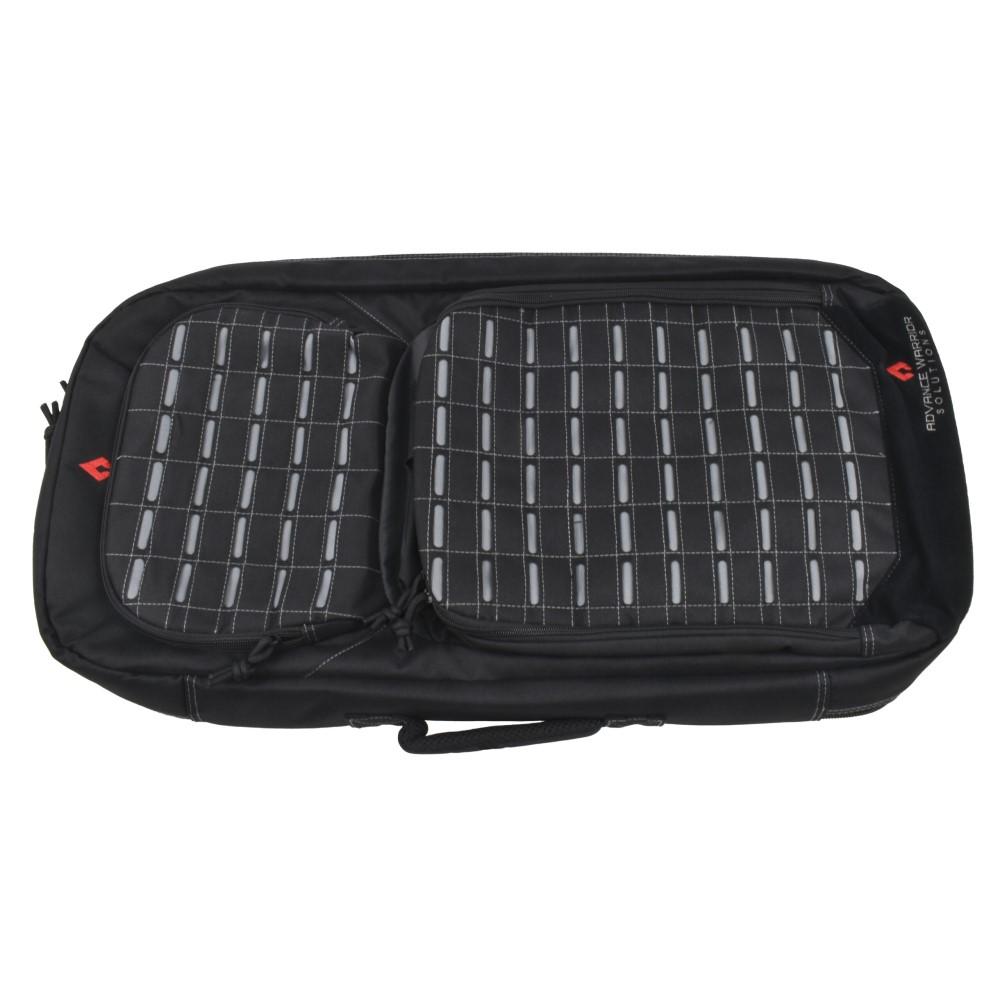 Advance Warrior Solutions FRAME 28-Inch Handgun Case with MOLLE and Backpack Straps Black Grey