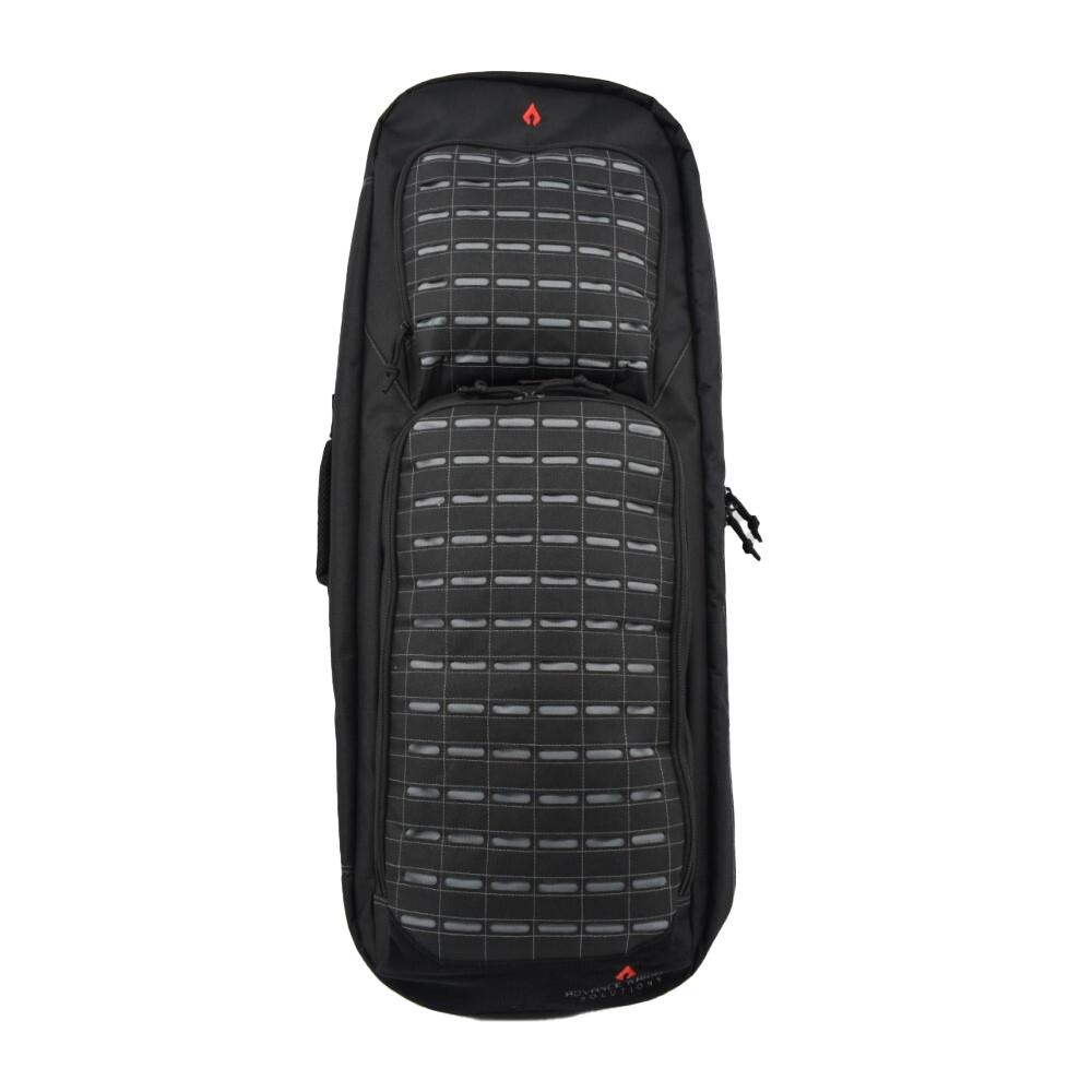 AWS Frame 36-Inch Rifle Case with Locking Divider and Backpack Straps Black with Grey