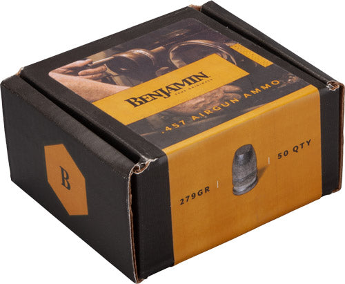 Benjamin 457 Caliber 279 Grain Flat Nose Pellets 50 Per Pack