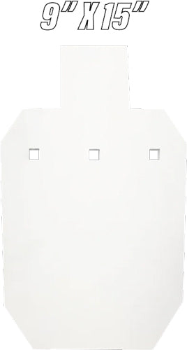 AR500 Steel Half-Size Silhouette Target 9"x15" - 0.375" Thick by BASH
