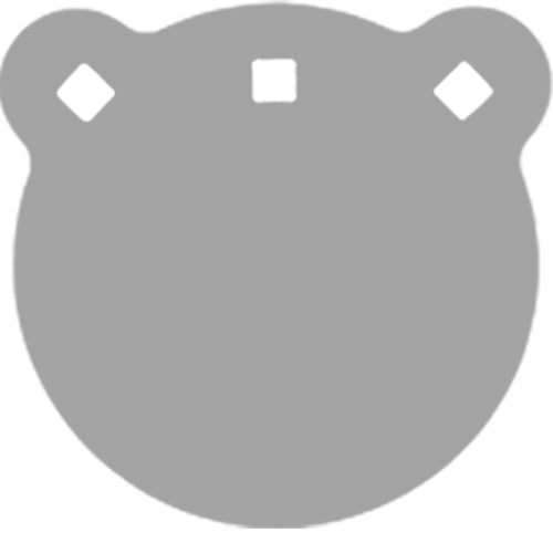 AR500 Steel Round Gong Target 6" - 0.5" Thick by BASH