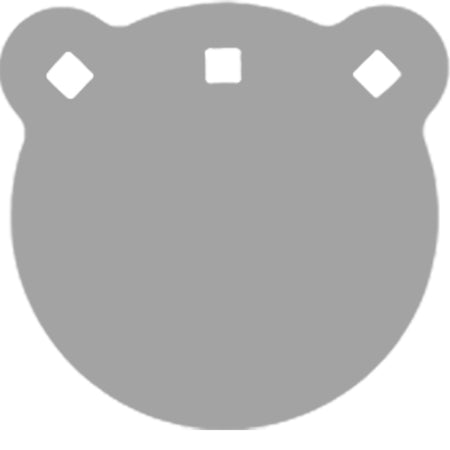 AR500 Steel Round Gong Target 6" - 0.5" Thick by BASH