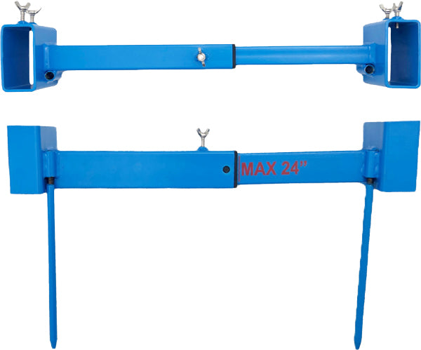BASH TARGET Pro 24" Adj. 2x4 Steel Target Stand for Paper/Plastic Targets