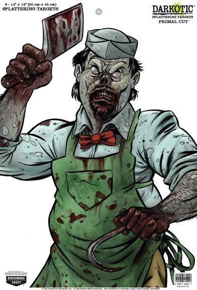 Birchwood Casey Darkotic 8-Pack 12x18 Inch Splattering Zombie Targets