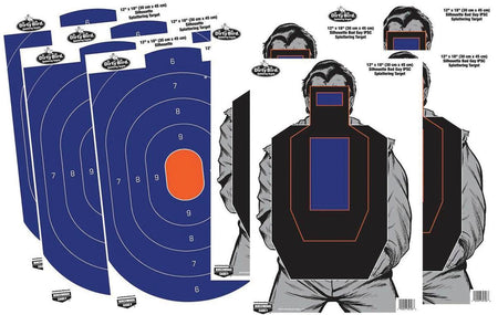 Birchwood Casey Dirty Bird 8-Pack Combo Shooting Targets 12"x18"
