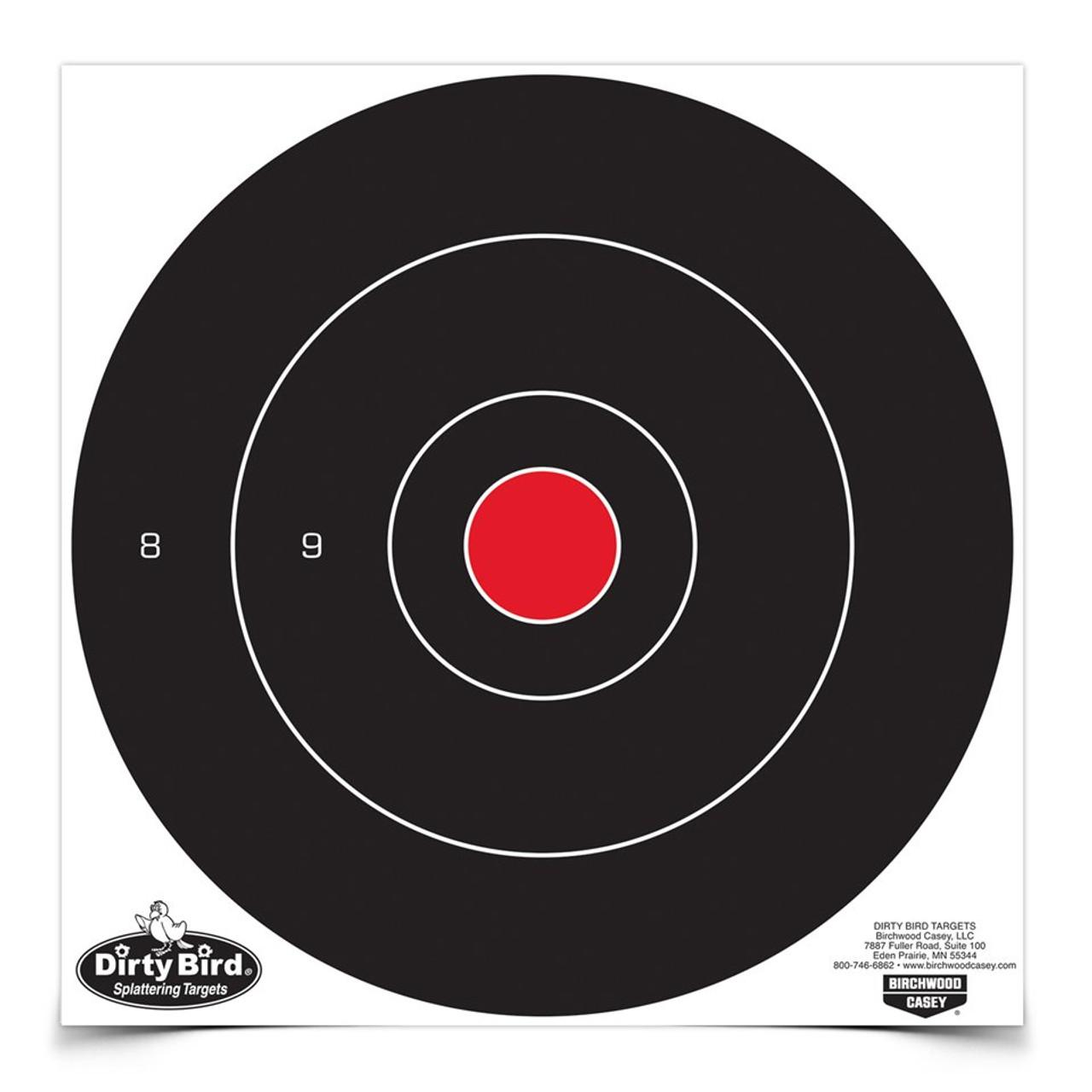 Birchwood Casey Dirty Bird 12 Inch Bull's-Eye Target 100 Count