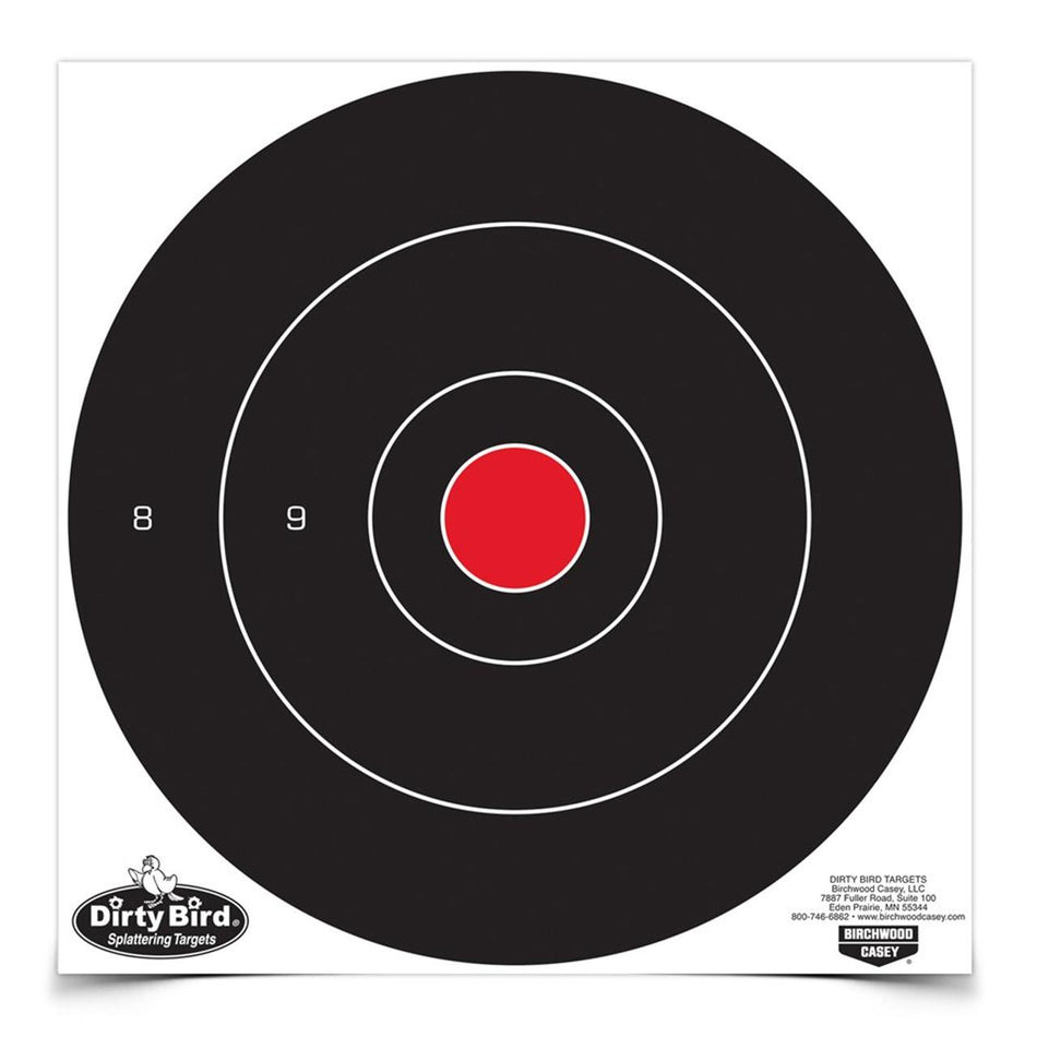 Birchwood Casey Dirty Bird 12 Inch Bull's-Eye Target 100 Count
