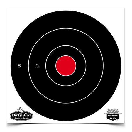 Birchwood Casey 8" Dirty Bird Bull's-Eye Target Pack of 200