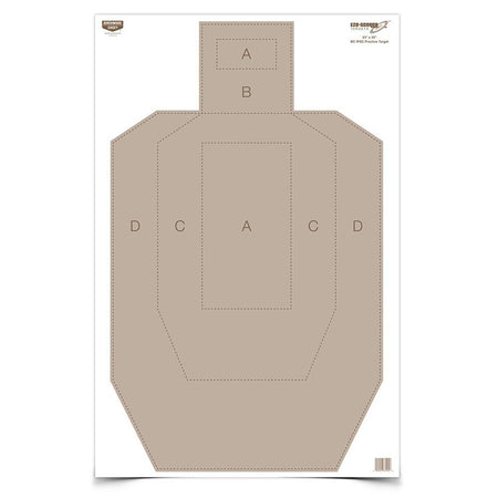 Birchwood Casey EZE-Scorer IPSC Shooting Targets 100 Pack 23" x 35"