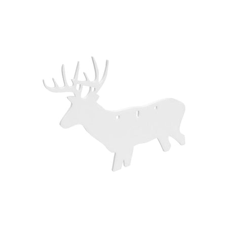 Birchwood Casey 3-Hole Deer Silhouette Plate Target AR500 3/8" Steel