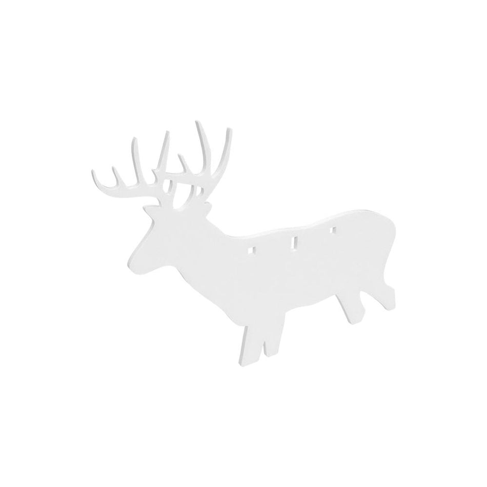 Birchwood Casey 3-Hole Deer Silhouette Plate Target AR500 3/8" Steel