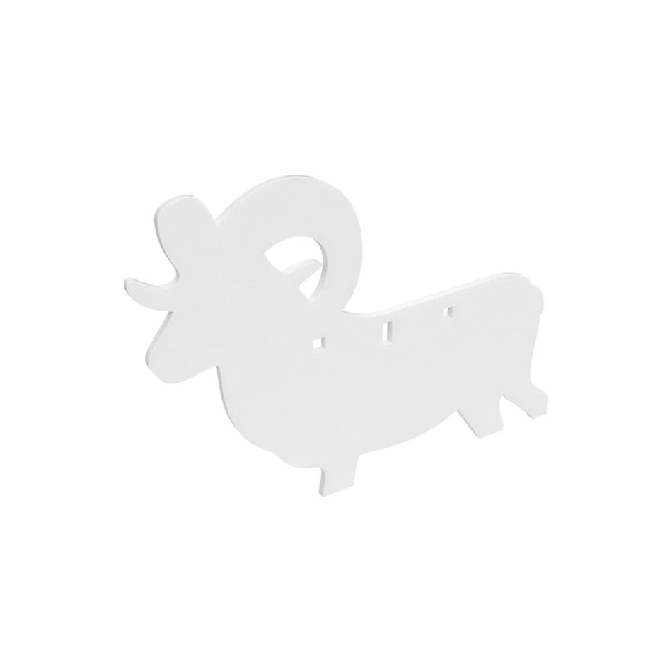 Birchwood Casey 3-Hole Ram Silhouette Plate Target AR500 3/8" Steel