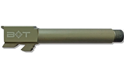 Backup Tactical Glock 19 9mm Threaded Barrel Olive Drab Green, Match Grade, Includes Color Matched Thread Protector G19TB-ODG