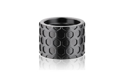 Backup Tactical Pistol Barrel Thread Protector, Honeycomb Design, Black, 1/2x28