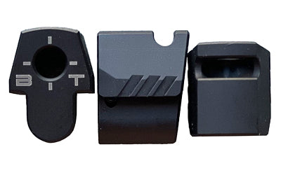 Backup Tactical P320COMP-C-BLK Black Aluminum Compensator, Fits Sig P320 Compact and Full Size, 1/2X28 Thread