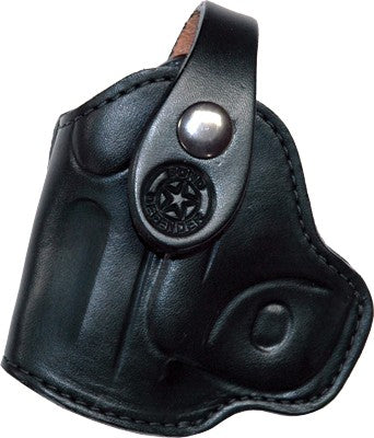 Bond Arms Black Leather Left Hand Thumbsnap Holster for Back-Up Model
