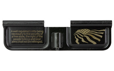 Battle Arms Development Laser Engraved 2nd Amendment Dust Cover for AR-15, Black Matte Finish