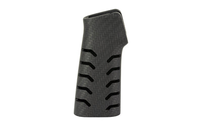 Battle Arms Development BAD-CF-PG Ultralight Carbon Fiber Pistol Grip for AR Rifles, Chevron Style, Black