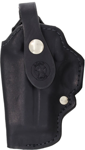 Bond Arms LH Black Leather Belt Clip Derringer Holster 3.5" Barrel