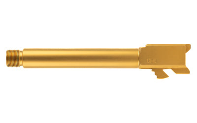 Ballistic Advantage BAPSG175T1G 9mm 5" Threaded Barrel for Glock 17 Gen 5, PVP Gold Finish, 1/2x28 Threaded