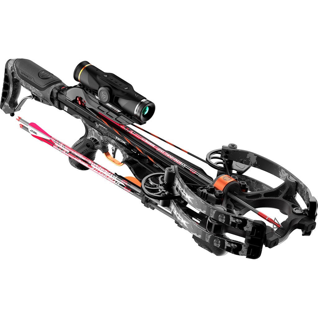 Barnett Hyper Raptor 425 BCX Crossbow Hunt Package BUK OPS Primetime Scope