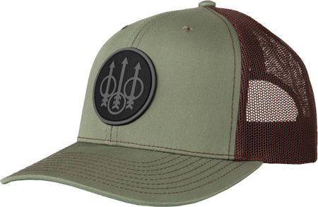 Beretta JS Branded Trucker Hat Loden Green Color