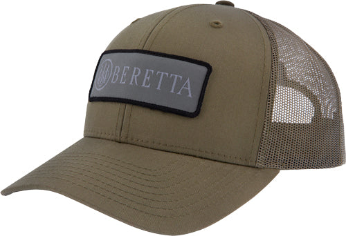 Beretta Cap SDY Trucker Mesh Back Rect Patch Dark Green