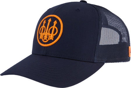 Beretta Cap Straightpull Trucker Mesh Back Circle Patch Navy