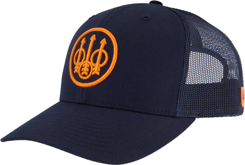 Beretta Cap Straightpull Trucker Mesh Back Circle Patch Navy