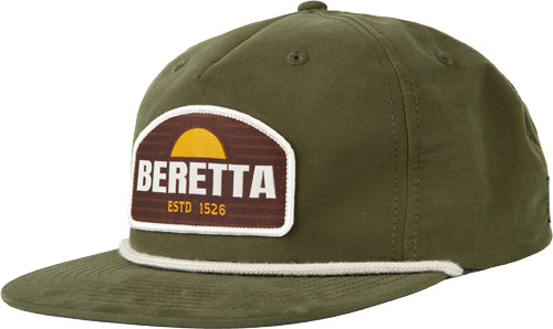 Beretta Cap Sunset Rope Trucker Dark Green Adjustable