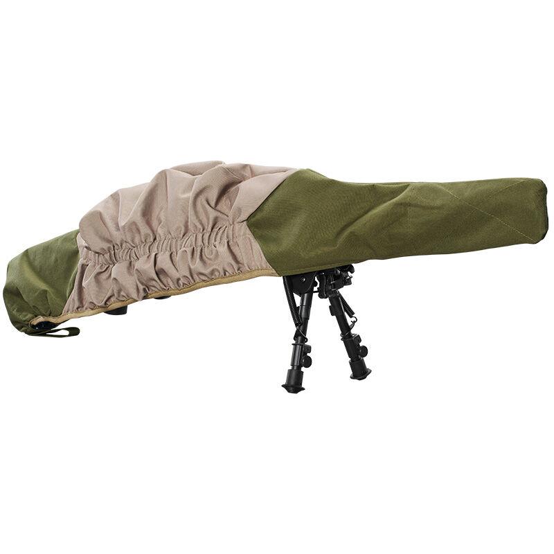 Butler Creek Element Waterproof Rifle Cover with Suppressor Protection, Tan/OD Green