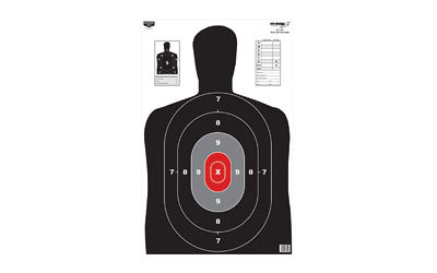 Birchwood Casey BC27 23x35 Red Core Eze-Score Paper Target Pack of 100 BC-37051