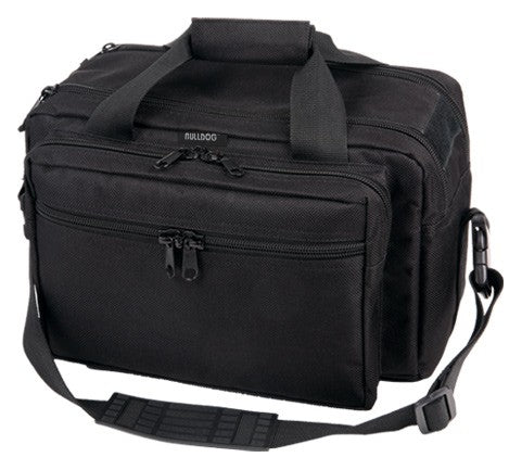 Bulldog Black Deluxe Extra Large Range Bag with Pistol Rug