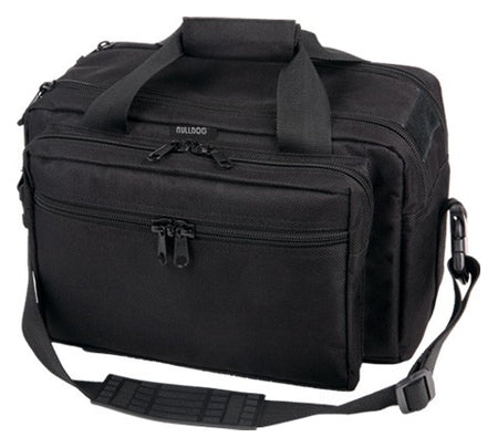 Bulldog Black Deluxe Extra Large Range Bag with Pistol Rug