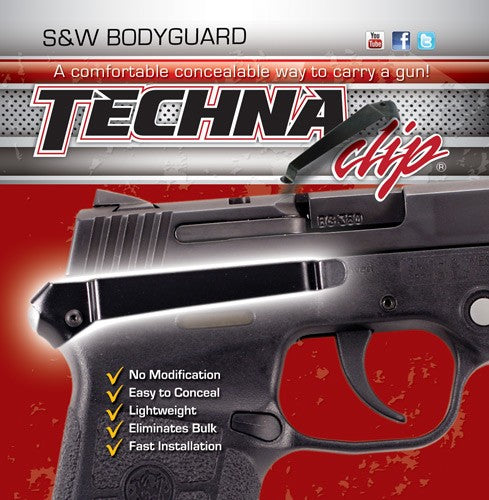 Techna Clip Smith & Wesson Bodyguard Right-Side Carry Belt Clip
