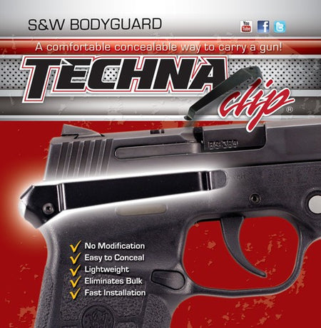 Techna Clip Smith & Wesson Bodyguard Right-Side Carry Belt Clip