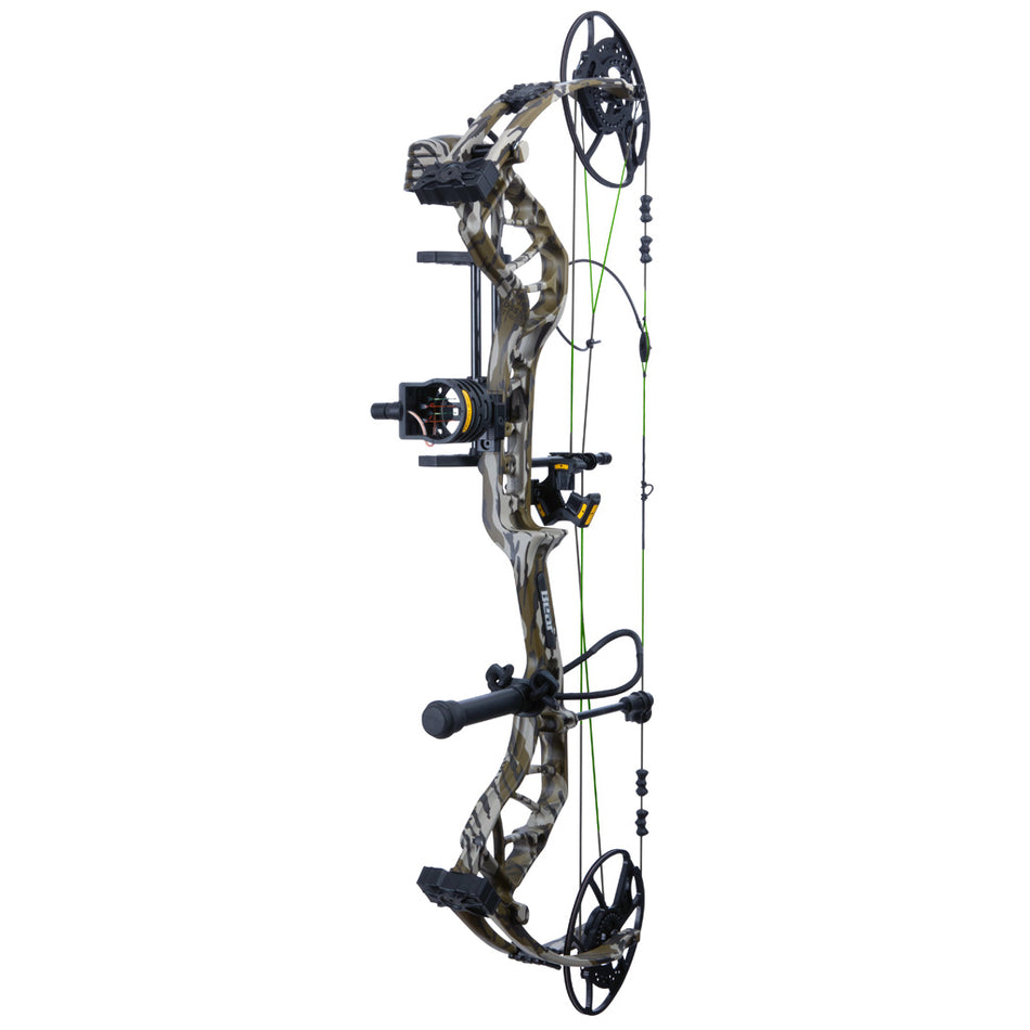 Bear Gamekeeper Compound Bow RTH Package Bottomland Camo 45-60 lbs Left Hand