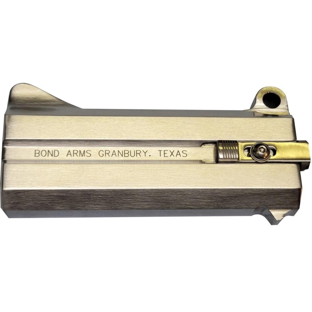 Bond Arms Rough Nation Derringer Barrel 3 Inch .45 Colt Rough and Tumble Silver