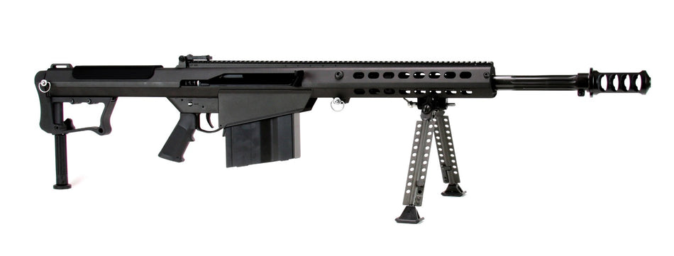 Barrett 18062 M107A1 50 BMG 20" 10+1 Black Cerakote Black Fixed w/Sorbothane Recoil Pad Stock Black Polymer Grip