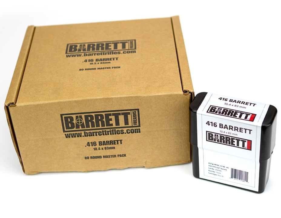 Barrett Firearms Match Grade .416 Barrett 452 grain MTAC ammunition