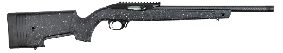 Bergara Rifles BXR002 BXR 22 LR 10+1 16.50" Carbon Fiber Barrel, Matte Blued Aluminum Receiver, Gray Speckled Black Synthetic Stock, Right Hand