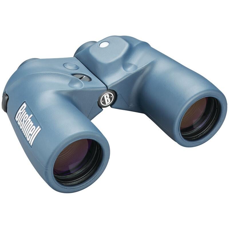 Bushnell 7x50 Marine Binoculars with Rangefinder Compass and Non-Slip Armor