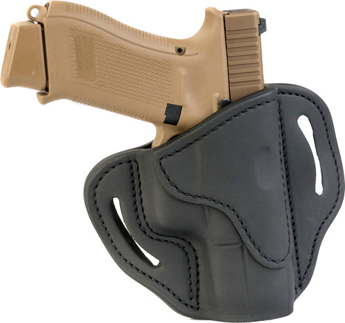 1791 BH2.1 Belt Holster Outside Waistband Left Hand Multi-Fit Glock 17 Black Leather